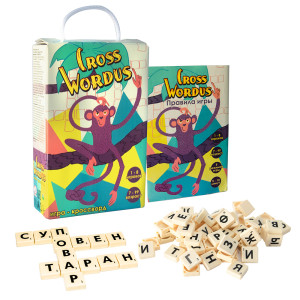 Игра настольная Strateg Cross Wordus, русский язык