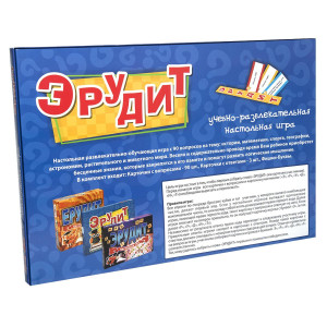 Игра настольная Strateg Эрудит, русский язык