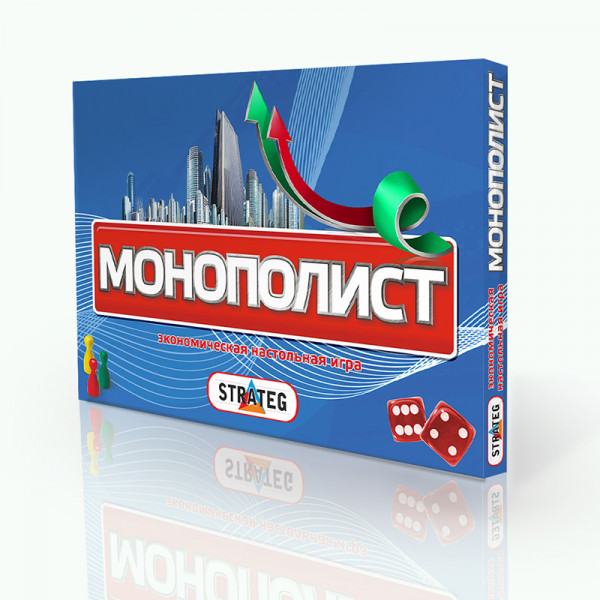 Игра настольная Strateg Монополист, русский язык