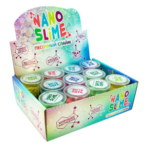 Песочный слайм Nano slime, 150гр