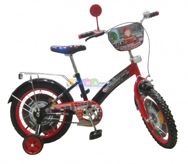 Велосипед двухколесный Tilly T-2162 16", с надувными колесами