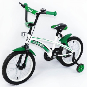 Велосипед двухколесный Tilly Flash T-2164 16'', с надувными колесами