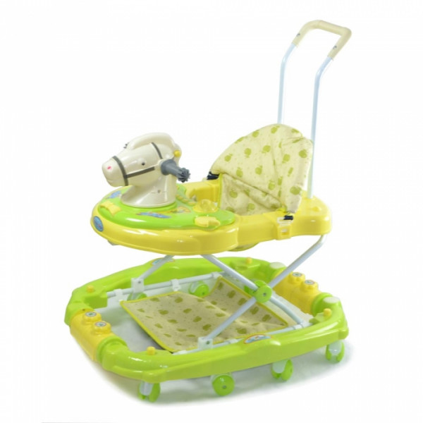 Ходунки детские Tilly 683Y Лошадка, с ручкой