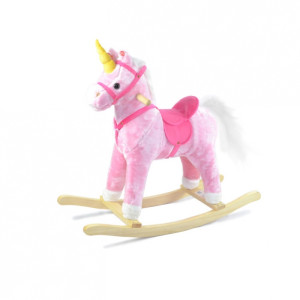 Качалка BT 001G Единорог, с полозьями