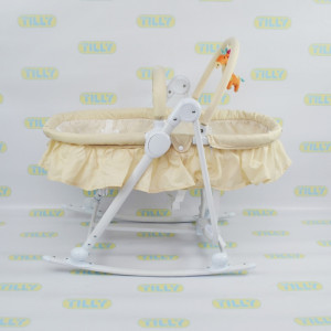 Шезлог - люлька Tilly BT-BB-0003, кресло - качалка для новорожденных