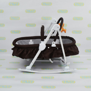 Шезлог - люлька Tilly BT-BB-0003, кресло - качалка для новорожденных