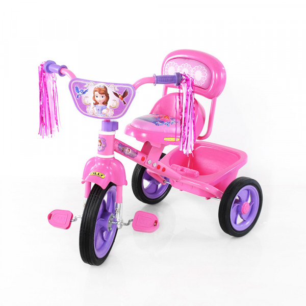 Велосипед Tilly Combi Trike BT-CT-0008, трехколесный, для девочки