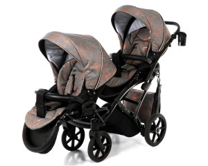 Коляска универсальная Tako Corona Duo Slim 2 в 1, для двойни