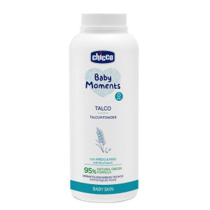Тальк защитный Chicco Baby Moments, с рисовым крахмалом, 150 г