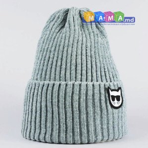 Шапка для девочек Talvi Мейбл, велюровая пряжа, 5-10 лет