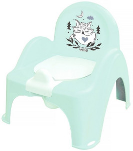 Горшок - кресло Tega Baby Little Fox PB-LIS-007, коллекция Plus Baby,  антискользящий, съемная чаша