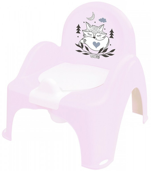 Горшок - кресло Tega Baby Little Fox PB-LIS-007, коллекция Plus Baby,  антискользящий, съемная чаша