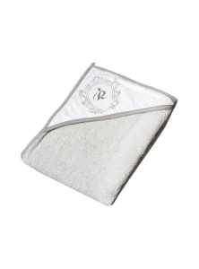 Полотенце - уголок для купания Tega Baby Royal Baby, 100% хлопок, 80х80 см