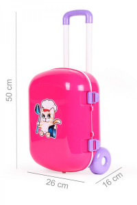 Игровой набор ТехноК 6061 Кухня с набором посуды, в чемодане