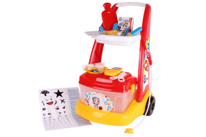 Игровой набор ТехноК Маленький доктор 6504, тележка с аксессуарами