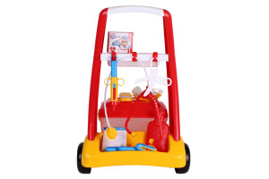 Игровой набор ТехноК Маленький доктор 6504, тележка с аксессуарами