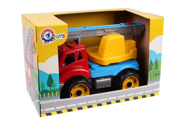 Игрушка ТехноК Автокран 4555, 36,5см