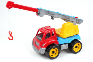 Игрушка ТехноК Автокран 4555, 36,5см