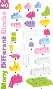 Конструктор ТехноК 6559, 90 элементов