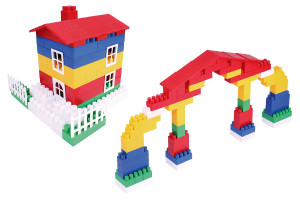 Конструктор крупный ТехноК Техно 4, игровой набор, 190 элементов