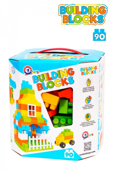 Конструктор ТехноК 6573, для мальчиков, 90 элементов