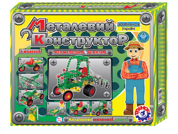 Конструктор металлический ТехноК Фермерская техника 1936