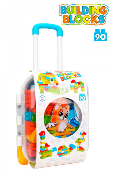 Конструктор ТехноК 6085, в чемодане, 90 элементов