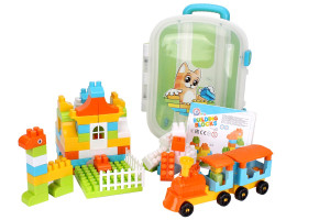 Конструктор ТехноК 6085, в чемодане, 90 элементов