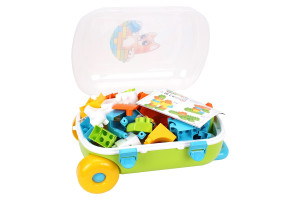 Конструктор ТехноК 6085, в чемодане, 90 элементов