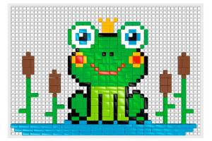 Мозаика пиксельная ТехноК 7525, 1188 деталей