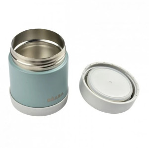 Термос металлический Beaba Thermo-Portion Eucalyptus, для пищи, 300 мл