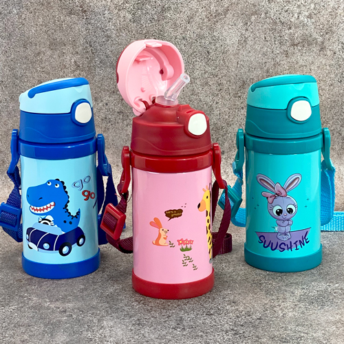 Термос-поильник детский Stenson MT-4570-0.28, с трубочкой, 280мл