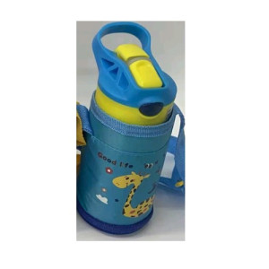 Термос-поильник детский Stenson Happy, в чехле, 350 мл