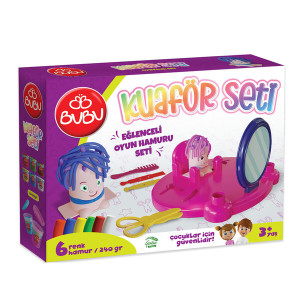 Тесто для лепки BUBU Play Dough Парикмахерская, 240 гр