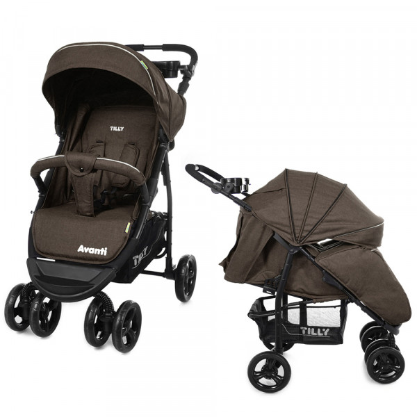 Прогулочная коляска Carrello Avanti T-1406, лён
