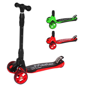 Самокат Tilly GS-0017, четырехколесный, PU, складной