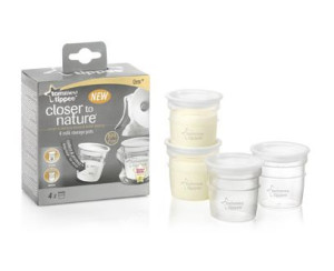 Контейнеры для хранения грудного молока TommeeTippee, 60мл., 4шт.