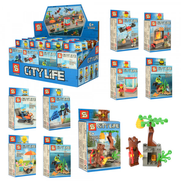 Конструктор Toys Story SY6956 Город, от 31 детали