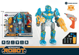 Трансформер Mantai Kids Detachable Robot, конструктор на шурупах, с шуруповертом, со звуком