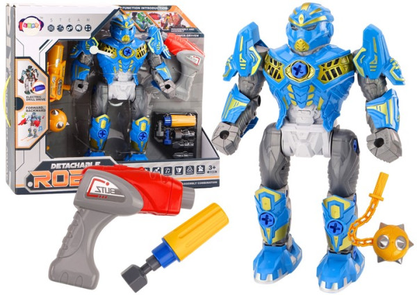 Трансформер Mantai Kids Detachable Robot, конструктор на шурупах, с шуруповертом, со звуком