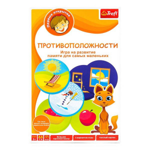 Настольная игра Trefl Противоположности, серия "Первые открытия"