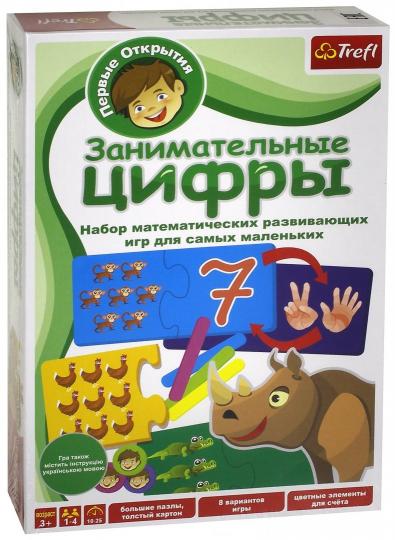 Настольная игра Trefl Занимательные цифры, серия "Первые открытия"