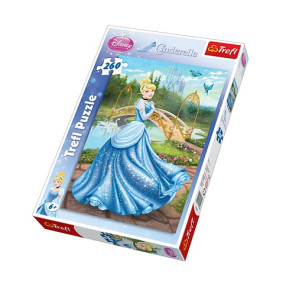 Головоломка-пазлы для девочек Trefl Волшебное платье, Disney Золушка, 260 элементов