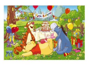 Детская пазла Trefl Maxi День Рождения, Disney Винни Пух, 24 элемента