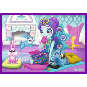 Пазлы для детей Trefl Приключения Enchantimals, Mattel, м/с Энчантималс,  10 в 1
