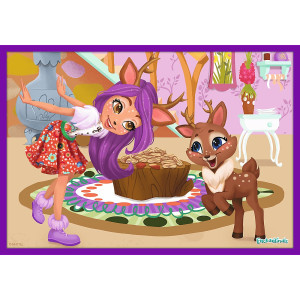 Пазлы для детей Trefl Приключения Enchantimals, Mattel, м/с Энчантималс,  10 в 1