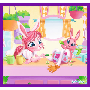 Пазлы для детей Trefl Приключения Enchantimals, Mattel, м/с Энчантималс,  10 в 1