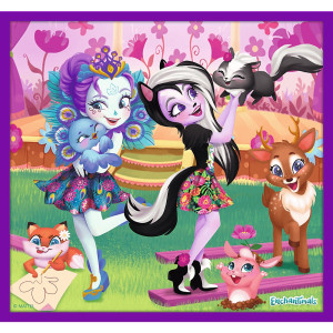 Пазлы для детей Trefl Приключения Enchantimals, Mattel, м/с Энчантималс,  10 в 1