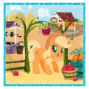 Набор пазлов Trefl 3 в 1 Счастливые дни для Пони, Hasbro My Little Pony, 106 элементов
