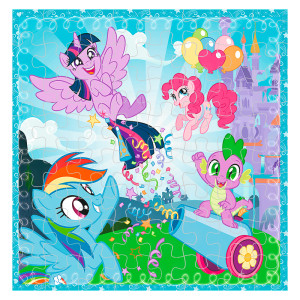 Набор пазлов Trefl 3 в 1 Счастливые дни для Пони, Hasbro My Little Pony, 106 элементов